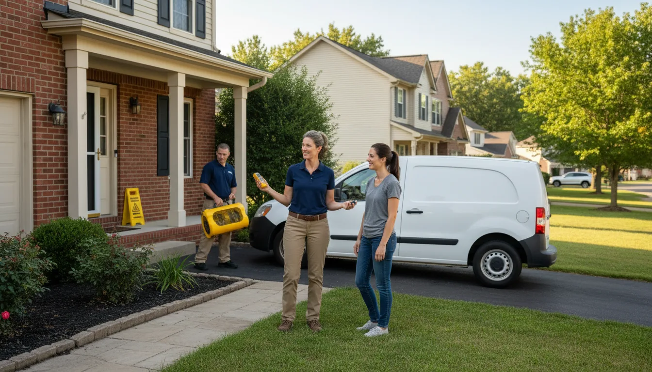 Water restoration image for Water Damage & Restoration Services in Pharr, TX